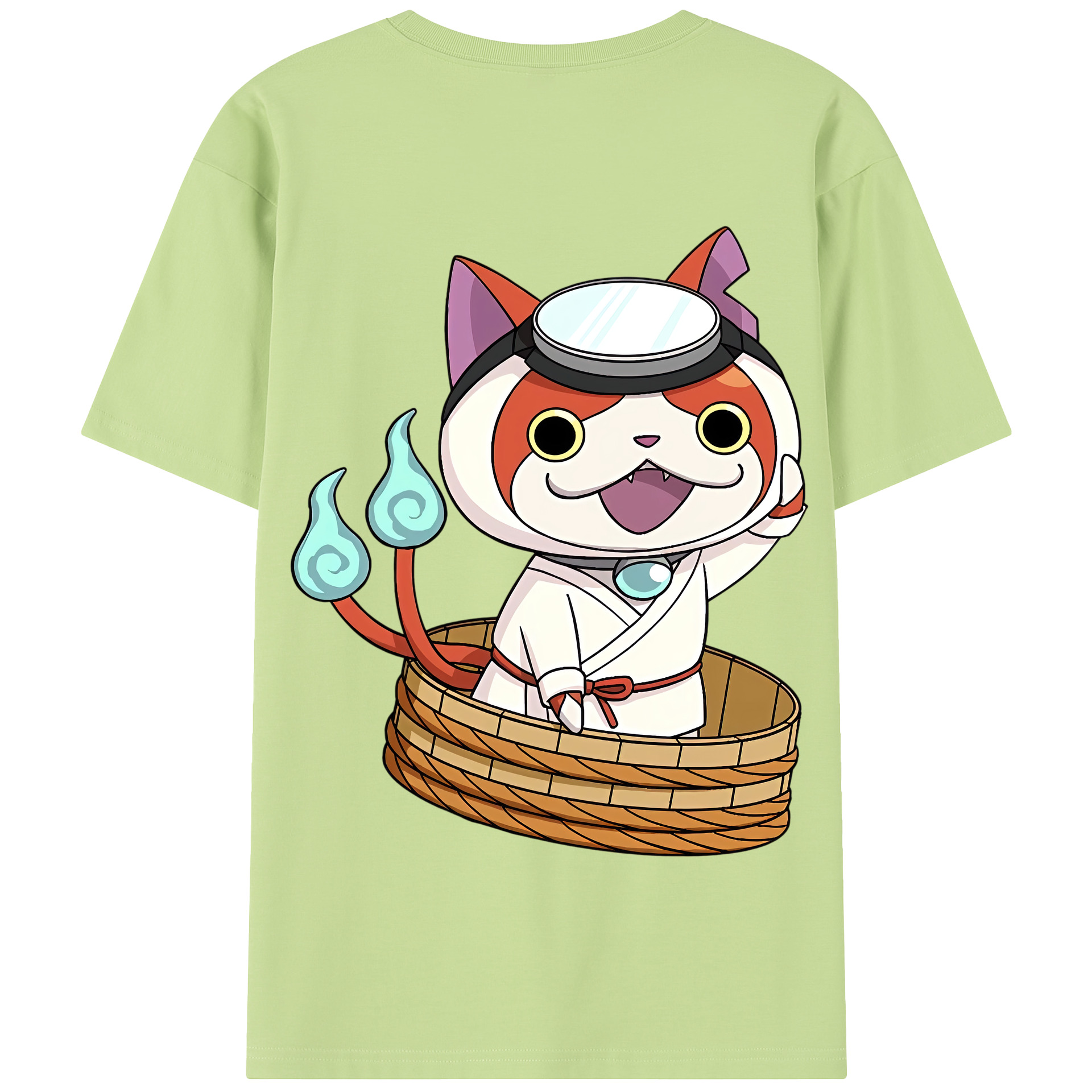 （画像用） 妖怪ウォッチ Yo-kai Watch 綿100％半袖Tシャツ（背面プリント）